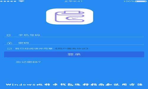 Windows比特币钱包选择指南和使用方法